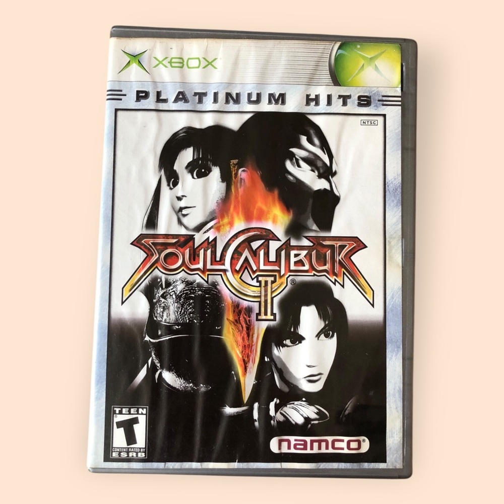 Soul Calibur II Xbox Game Platinum Hits Namco Rated Teen